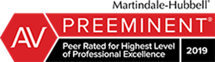 Martindale-Hubbell Peer Rated for High Professional Achievement
